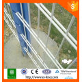 Double Wire Mesh Fence Panel / Ornamental Double Loop Wire Fence / Lattice Fence Panels